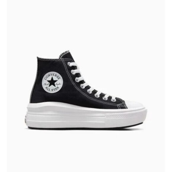 Converse Chuck Taylor All Star Move Platform Womens 8.5 Sneakers Black 568497C - Picture 12 of 13